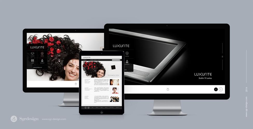 英国luxurite品牌官网设计_半人马设计设计师_网页设计|企业网页设计